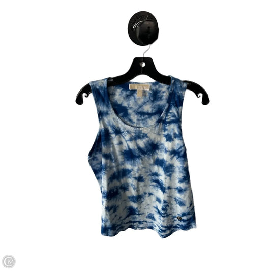 Top Sleeveless Basic By Michael By Michael Kors In Blue & White, Size: M
