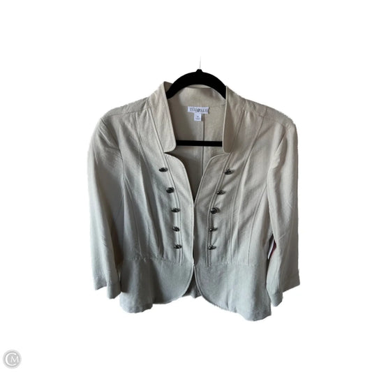 Blazer By Roz And Ali In Tan, Size: M