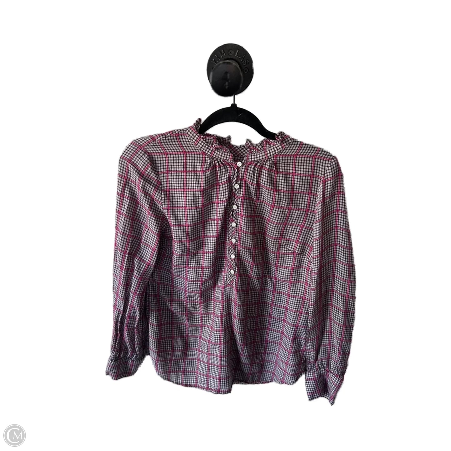 Top Long Sleeve By Talbots In Brown & Pink, Size: Xs