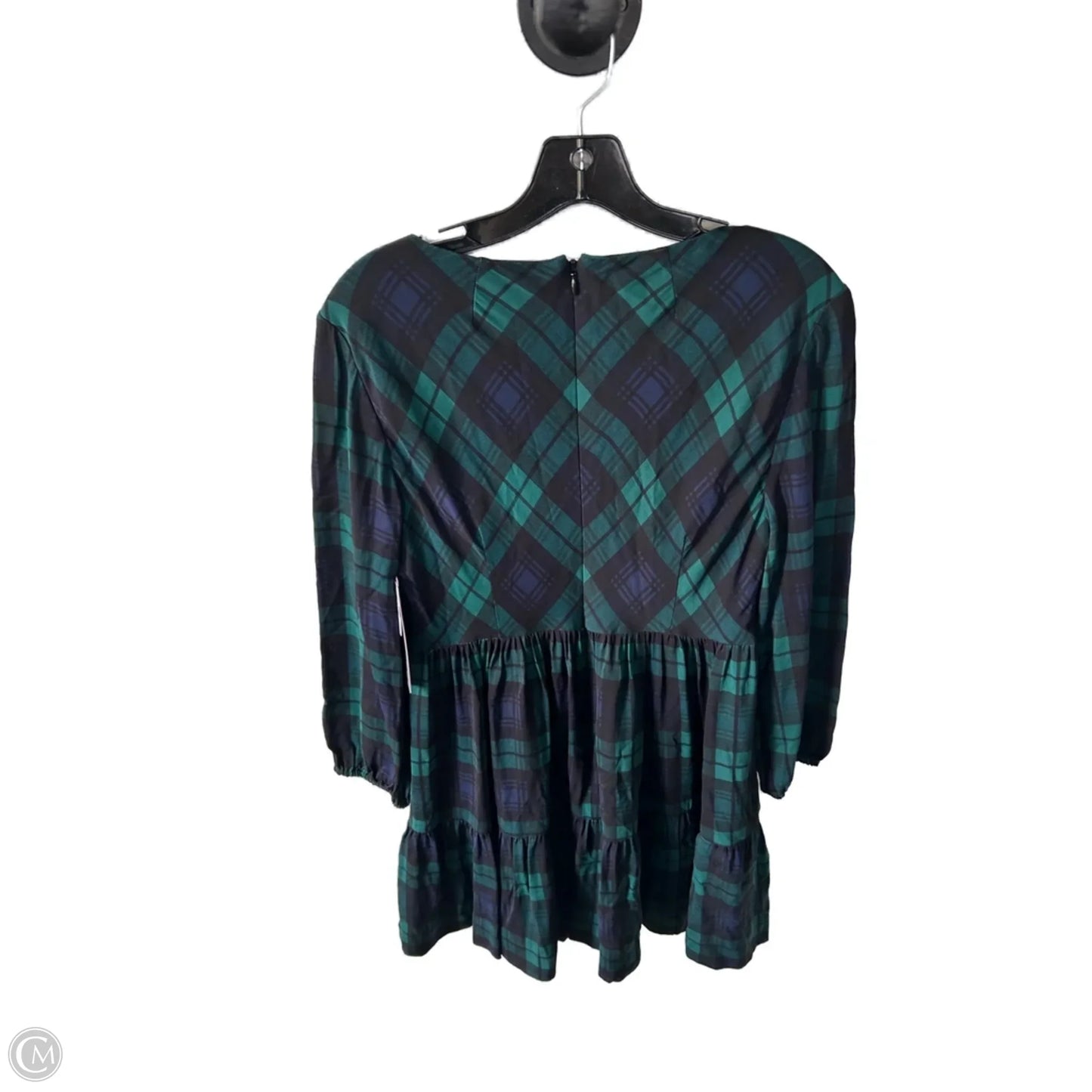 Dress Casual Short By J. Crew In Black & Green, Size: Lp