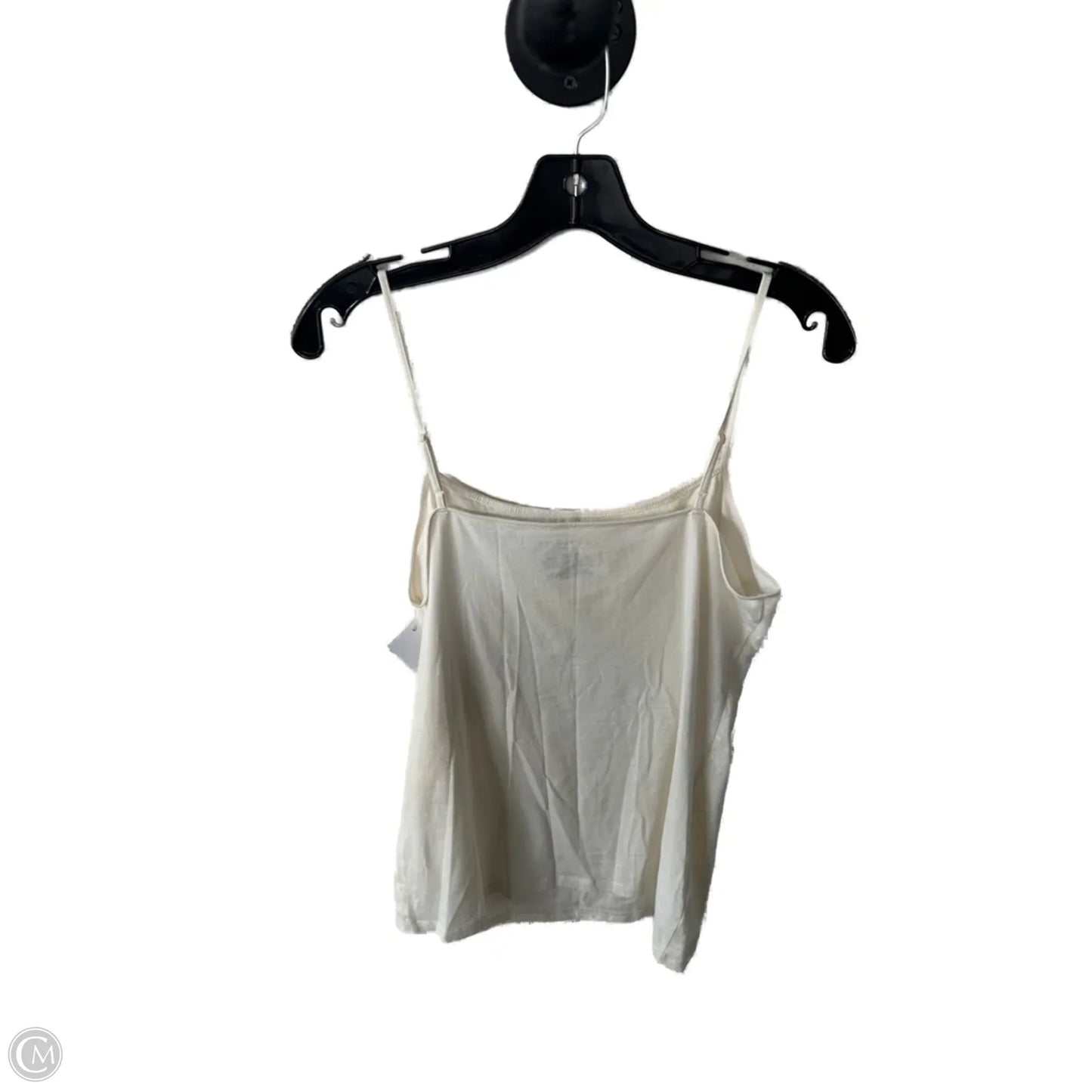 Top Sleeveless Basic By Ann Taylor In Cream, Size: L