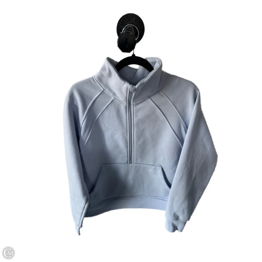 Sweatshirt Collar By Danskin In Blue, Size: L