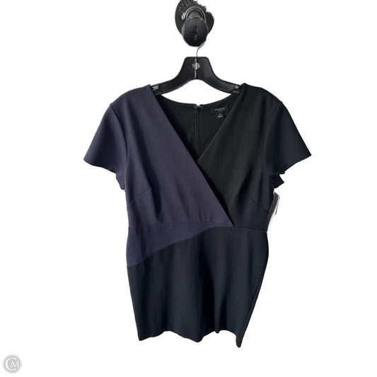 Dress Work By Ann Taylor In Black & Blue, Size: Lp
