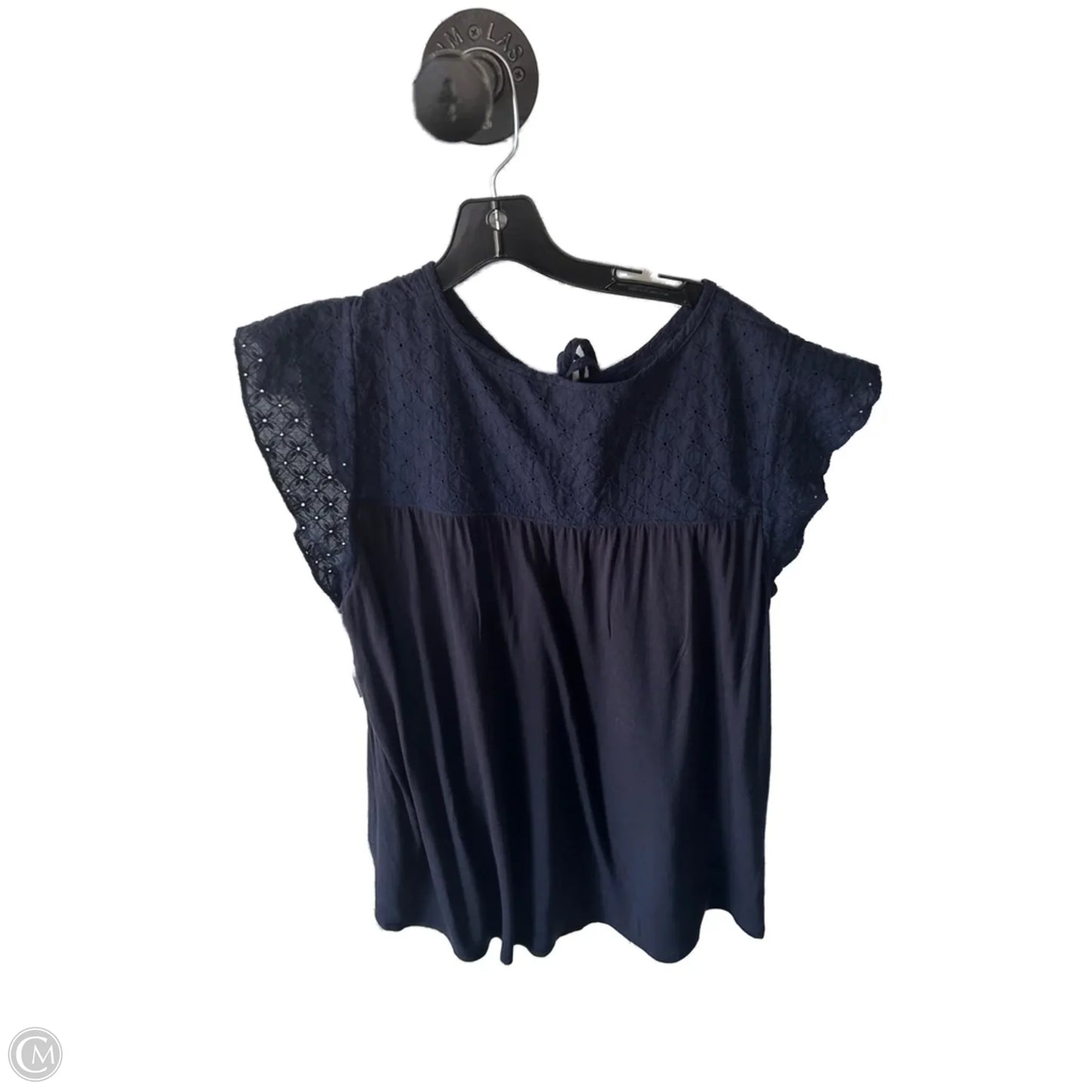 Top Short Sleeve By Lane Bryant In Blue, Size: 1x