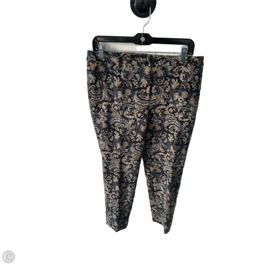 Pants Dress By Talbots In Black & Tan, Size: 8p