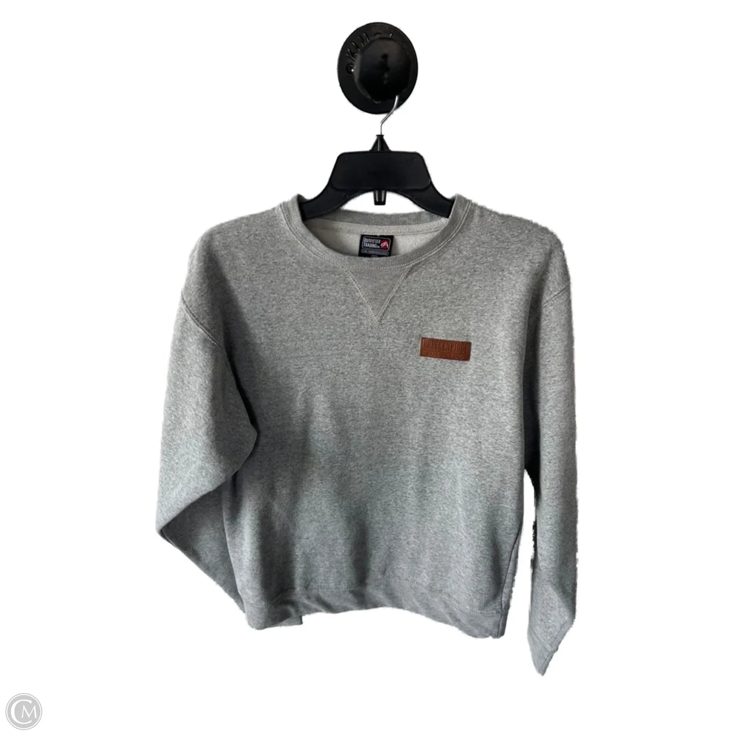 Sweatshirt Crewneck By Clothes Mentor In Grey, Size: S