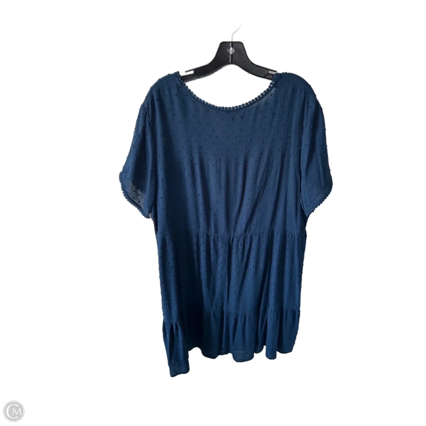 Dress Casual Short By Knox Rose In Blue, Size: Xl