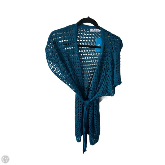 Sweater Cardigan By Cupshe In Blue, Size: L