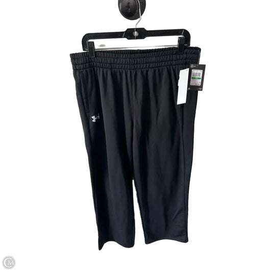 Athletic Pants By Under Armour In Black, Size: 12