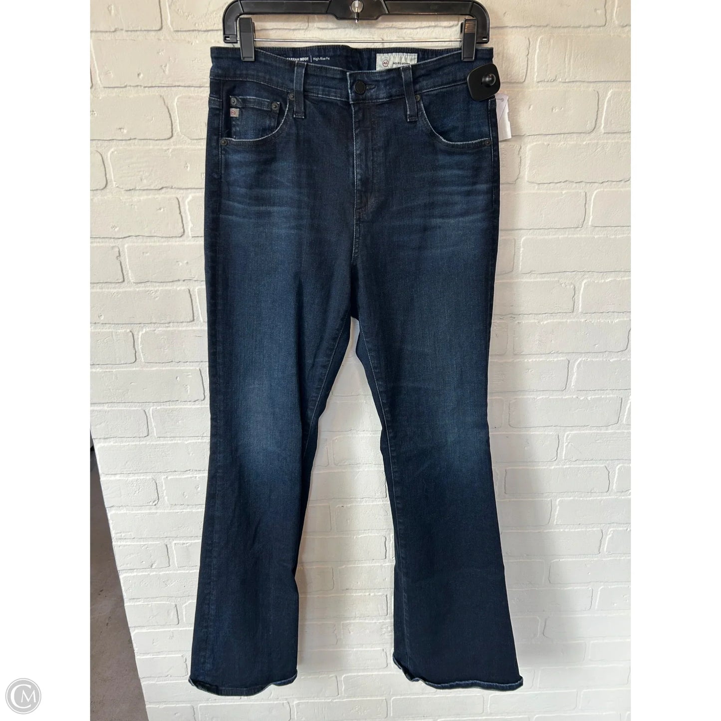 Jeans Boot Cut By Adriano Goldschmied In Blue Denim, Size: 10