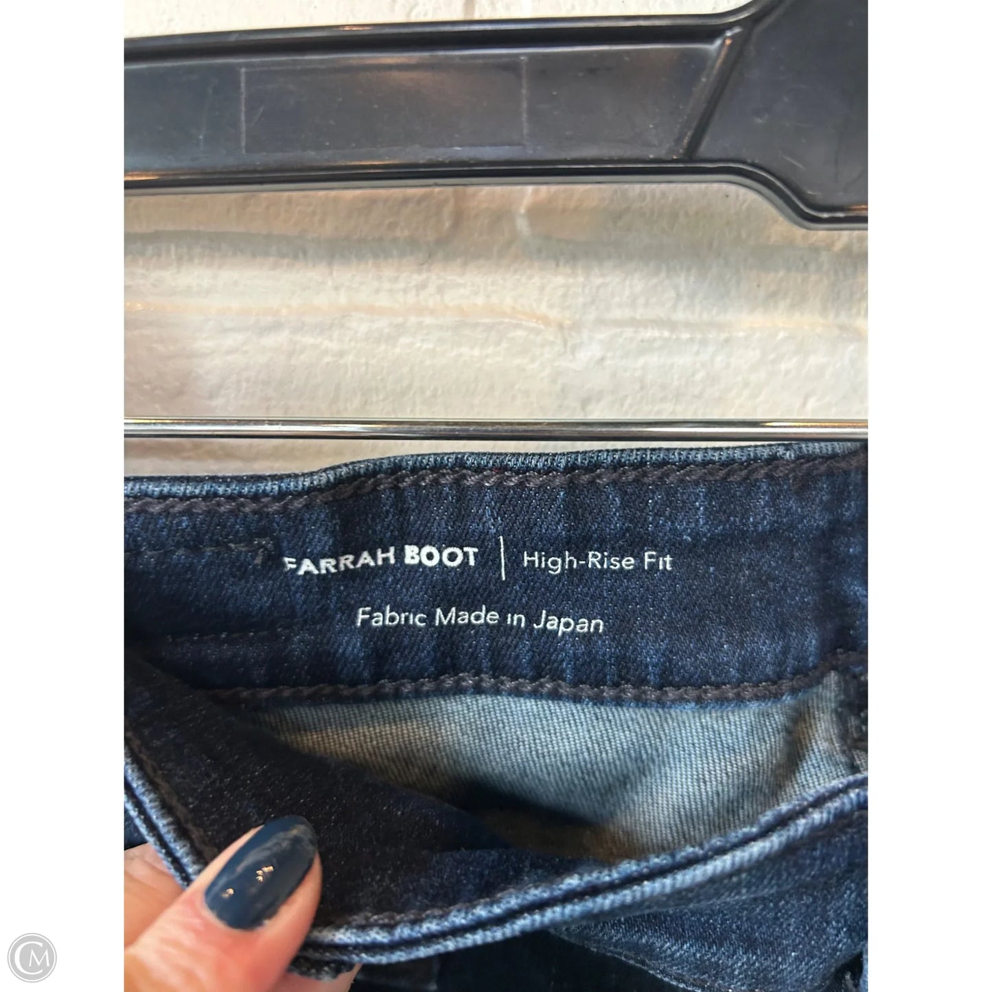 Jeans Boot Cut By Adriano Goldschmied In Blue Denim, Size: 10