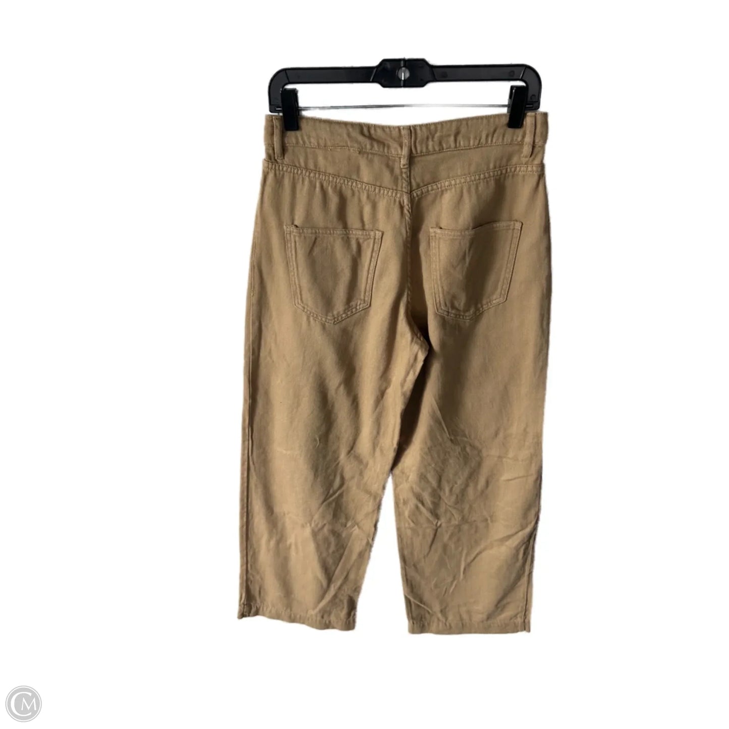 Pants Wide Leg By Zara In Tan, Size: 2