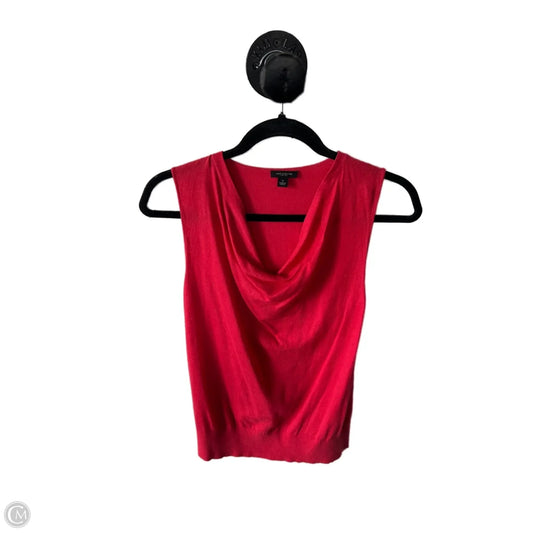 Vest Sweater By Ann Taylor In Pink, Size: S