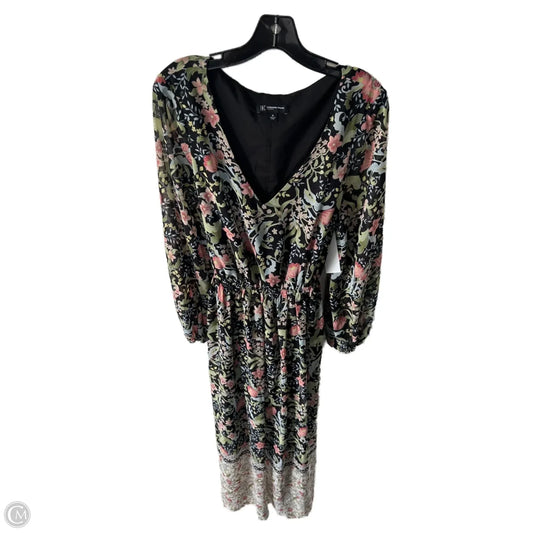 Dress Casual Maxi By Inc In Black & Green, Size: Xl