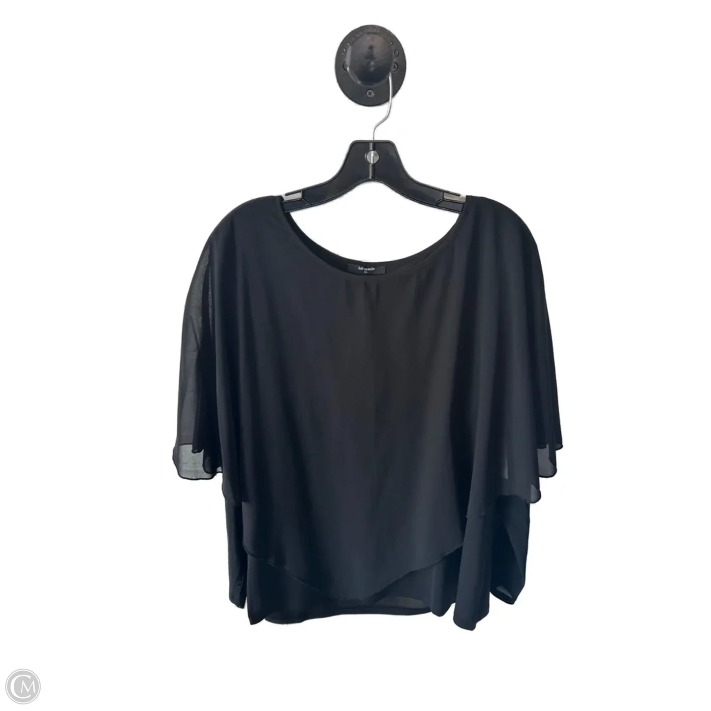 Top Long Sleeve By Cme In Black, Size: Xxl