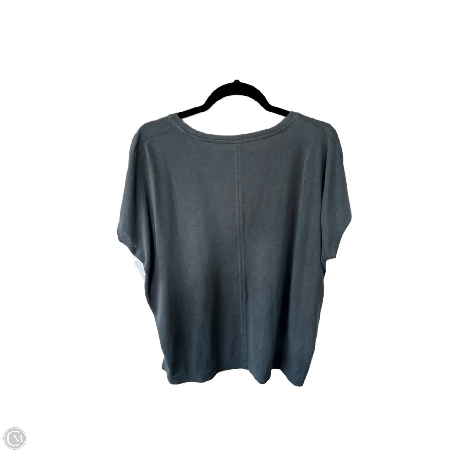 Athletic Top Short Sleeve By Athleta In Green, Size: L