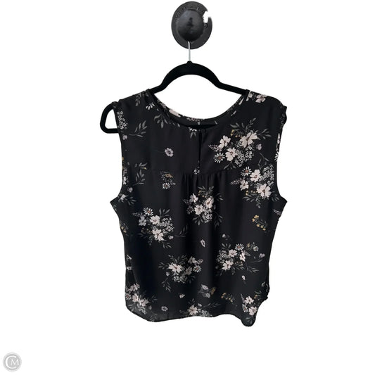 Top Sleeveless By Clothes Mentor In Black & Grey, Size: Xl