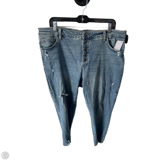 Jeans Skinny By Pistola In Blue Denim, Size: 18