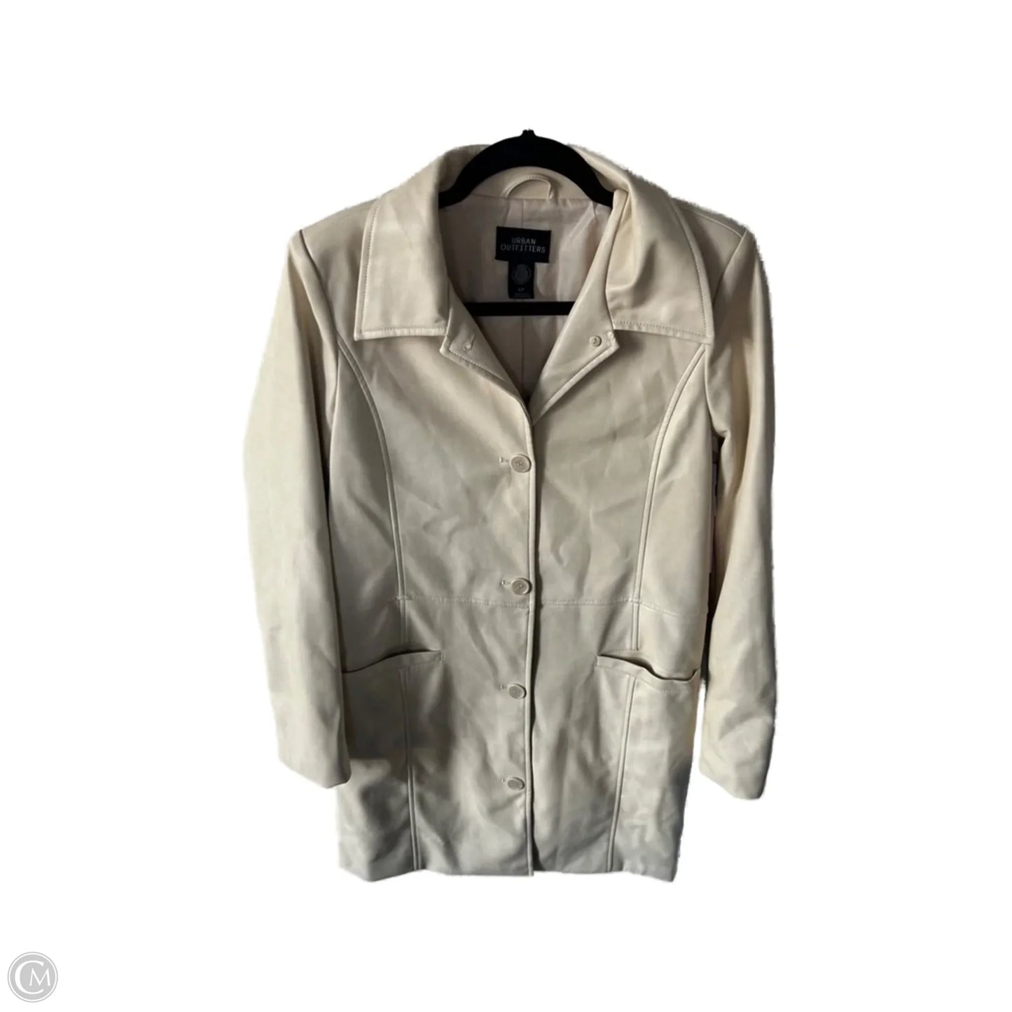 Coat Other By Urban Outfitters In Cream, Size: S