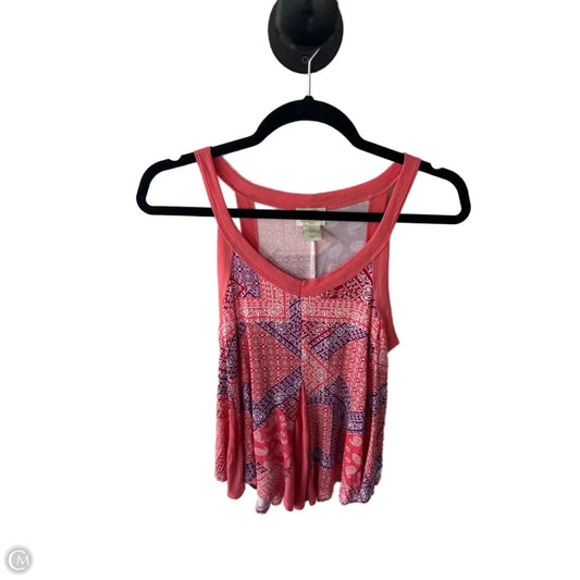 Top Sleeveless By Telluride In Orange & Purple, Size: S