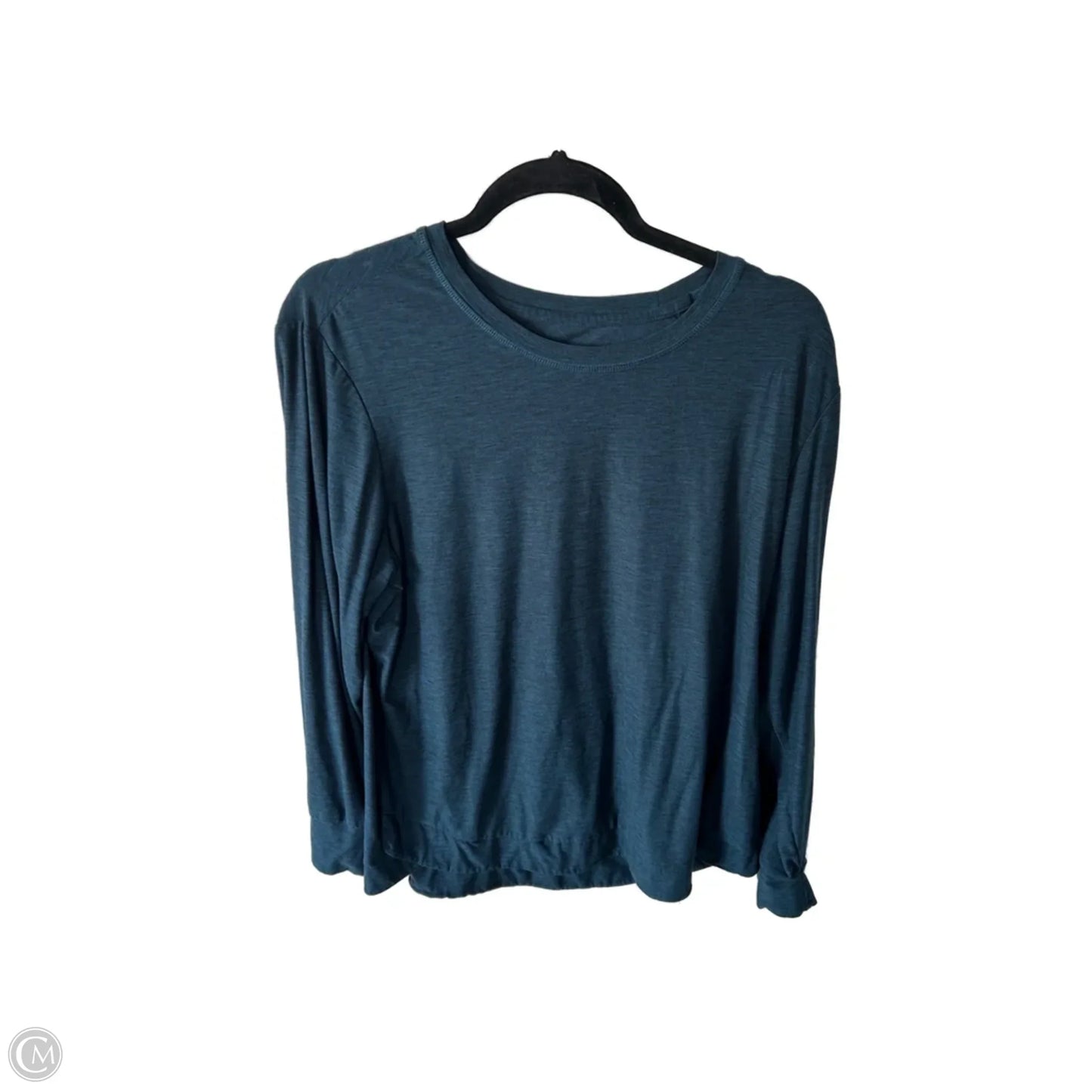 Athletic Top Long Sleeve Crewneck By Skechers In Green, Size: Xl
