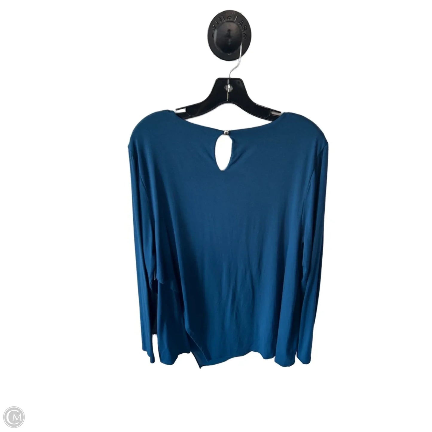 Top Long Sleeve By Vince Camuto In Blue, Size: Xl