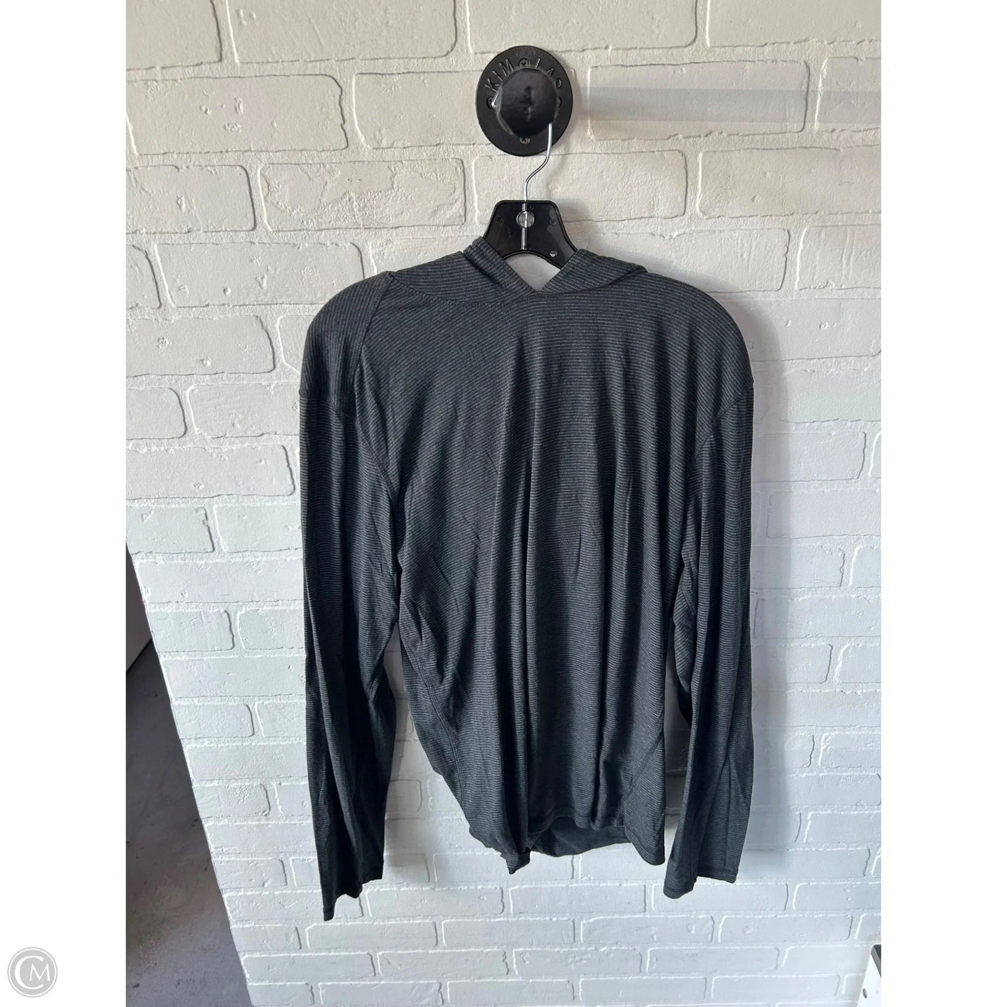 Athletic Top Long Sleeve Hoodie By Prana In Grey, Size: Xl