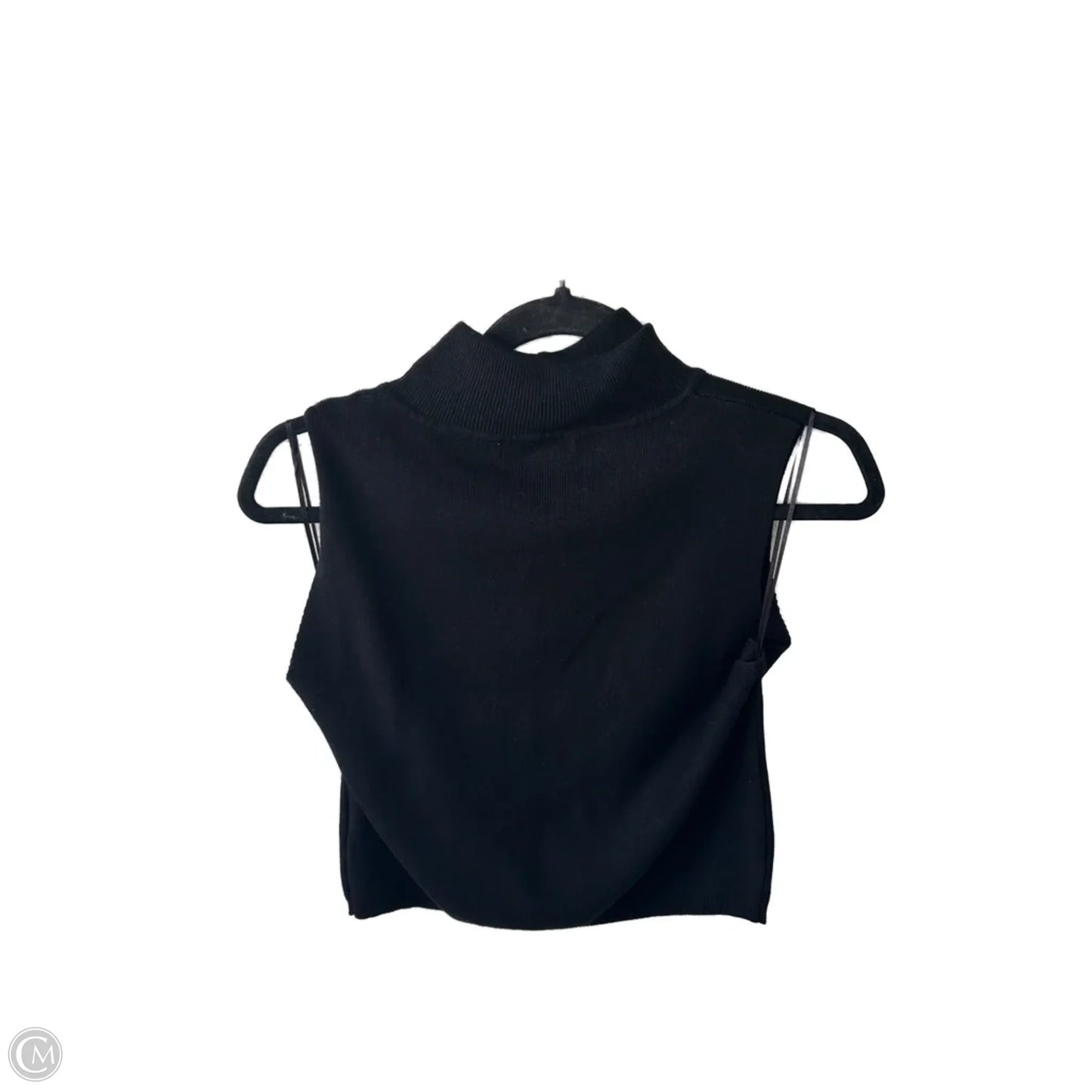 Vest Sweater By Haute Monde In Black, Size: L
