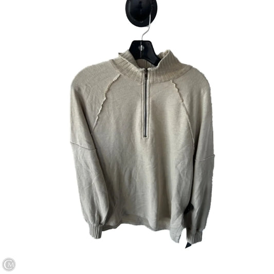 Sweatshirt Collar By Project Social Tee In Tan, Size: S