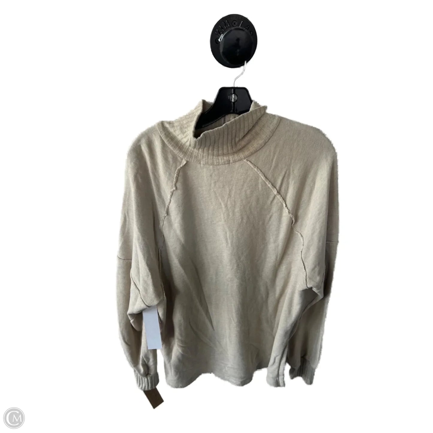 Sweatshirt Collar By Project Social Tee In Tan, Size: S