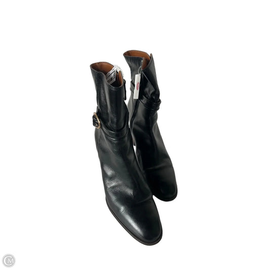 Boots Mid-calf Heels By Franco Sarto In Black, Size: 11