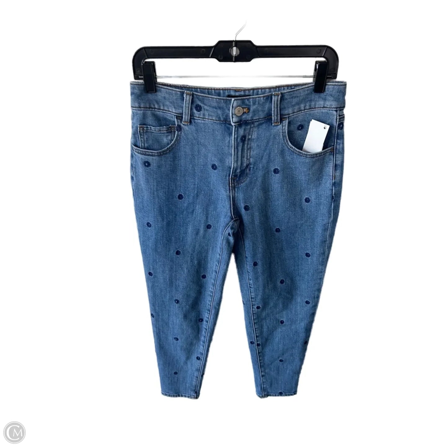 Jeans Skinny By Talbots In Blue Denim, Size: 4p