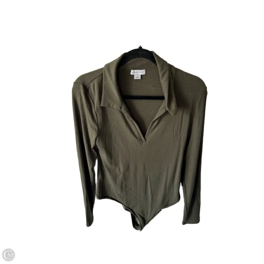 Bodysuit By Gianni Bini In Green, Size: M