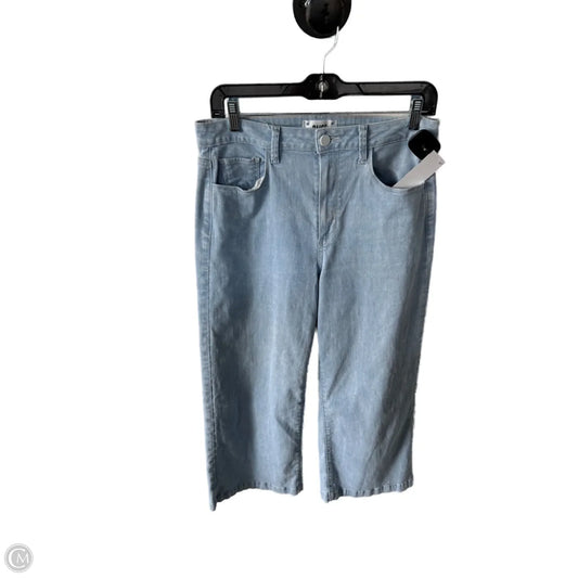 Jeans Wide Leg By Paige In Blue Denim, Size: 8