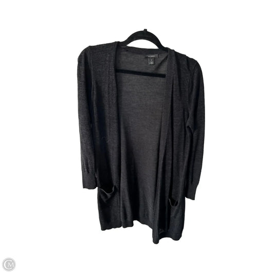Sweater Cardigan By Halogen In Black, Size: M