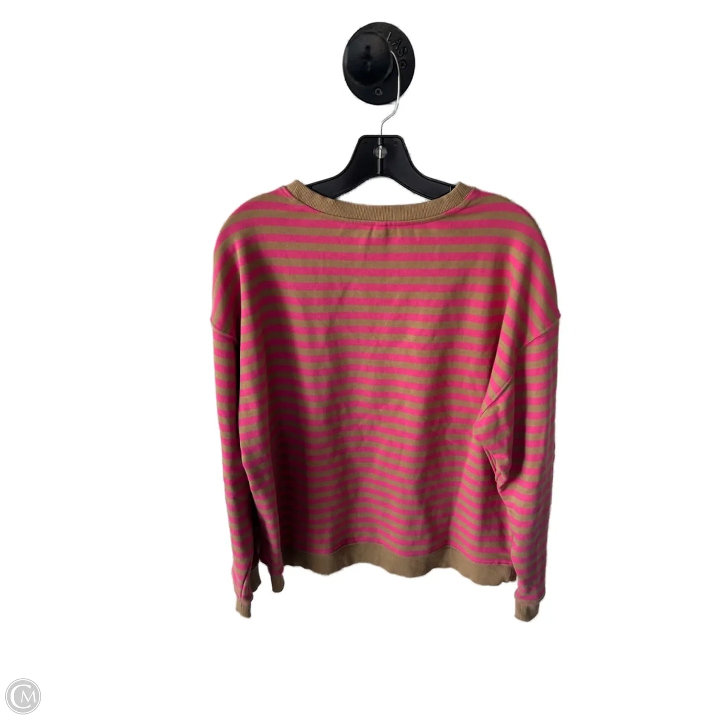 Sweatshirt Crewneck By Wishlist In Brown & Pink, Size: M