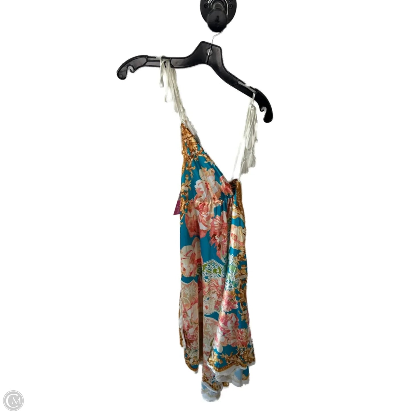 Dress Casual Midi By Flying Tomato In Blue & Yellow, Size: M