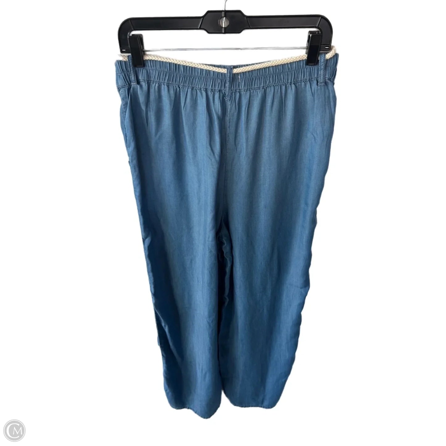 Pants Wide Leg By Harper In Blue Denim, Size: 12