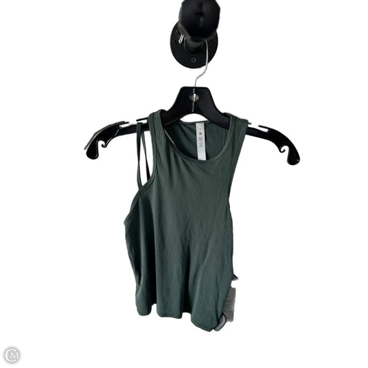 Athletic Tank Top By Lululemon In Green, Size: S