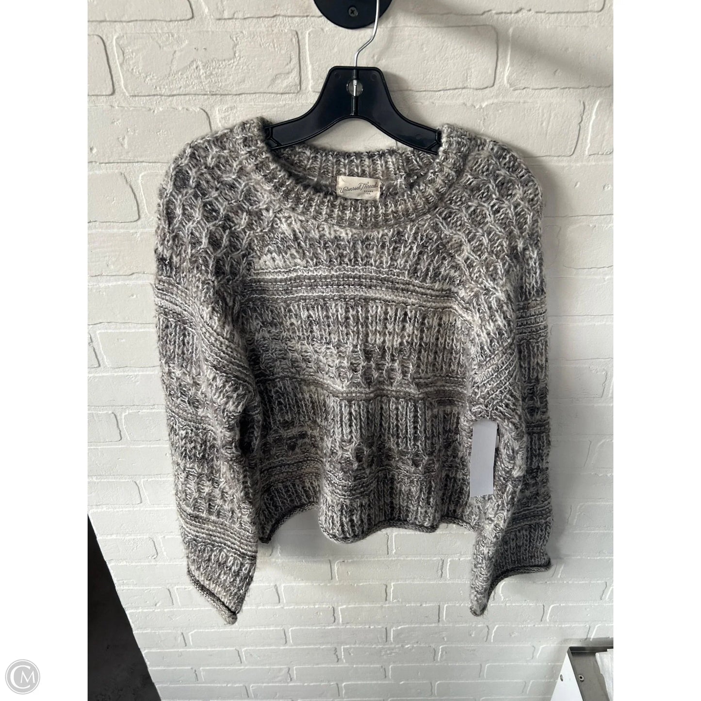 Sweater By Universal Thread In Tan & White, Size: L
