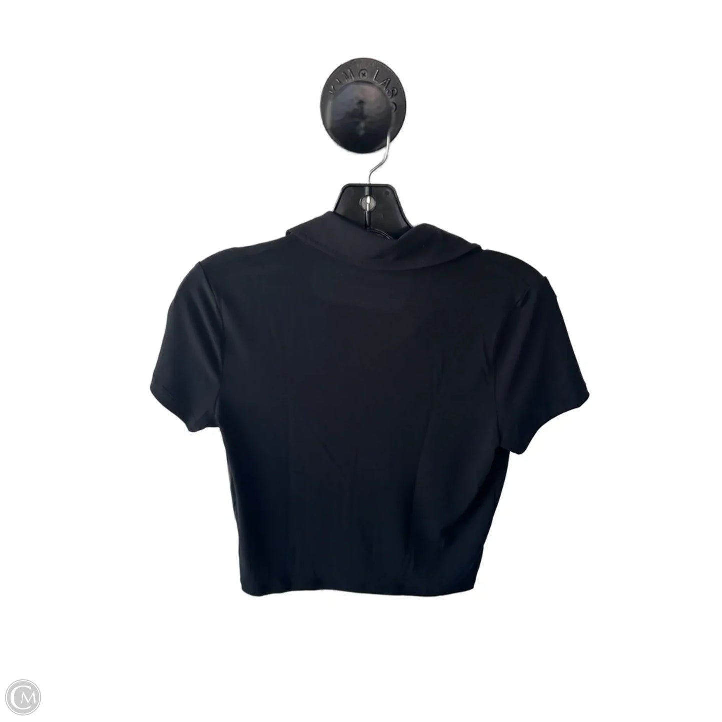 Top Short Sleeve By Abercrombie And Fitch In Black, Size: S