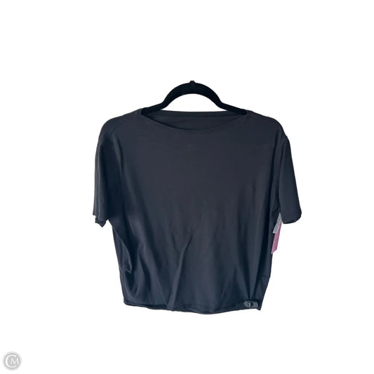 Athletic Top Short Sleeve By Lululemon In Black, Size: Xs