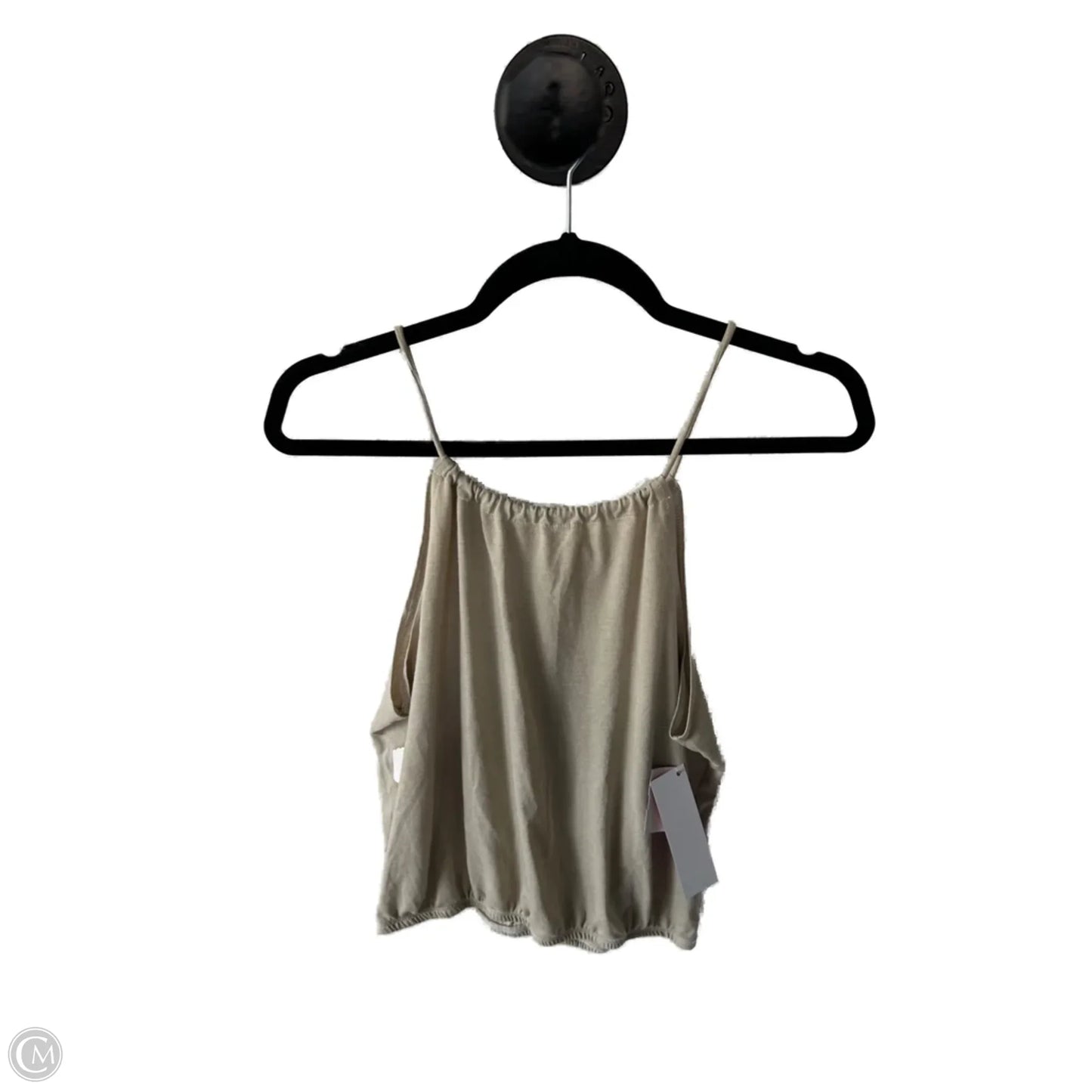 Top Sleeveless Basic By Clothes Mentor In Tan, Size: L