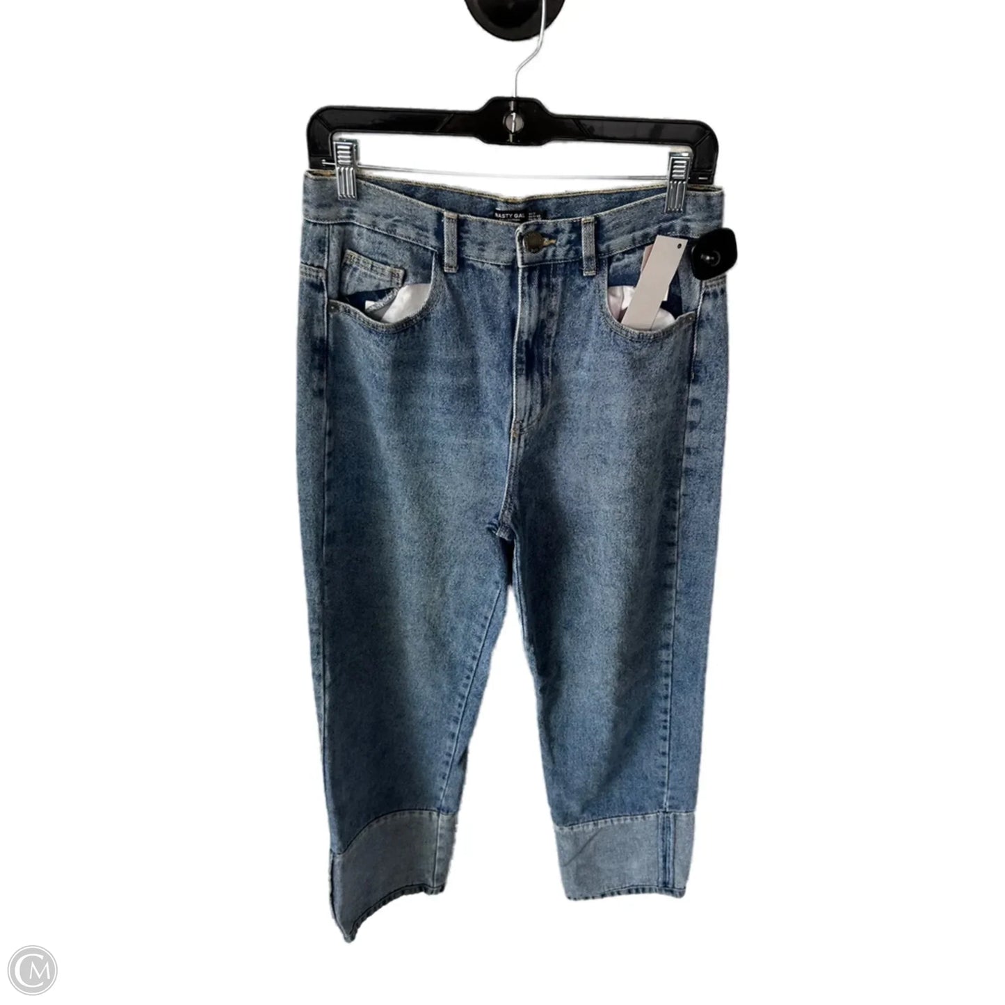 Jeans Straight By Nasty Gal In Blue Denim, Size: 8