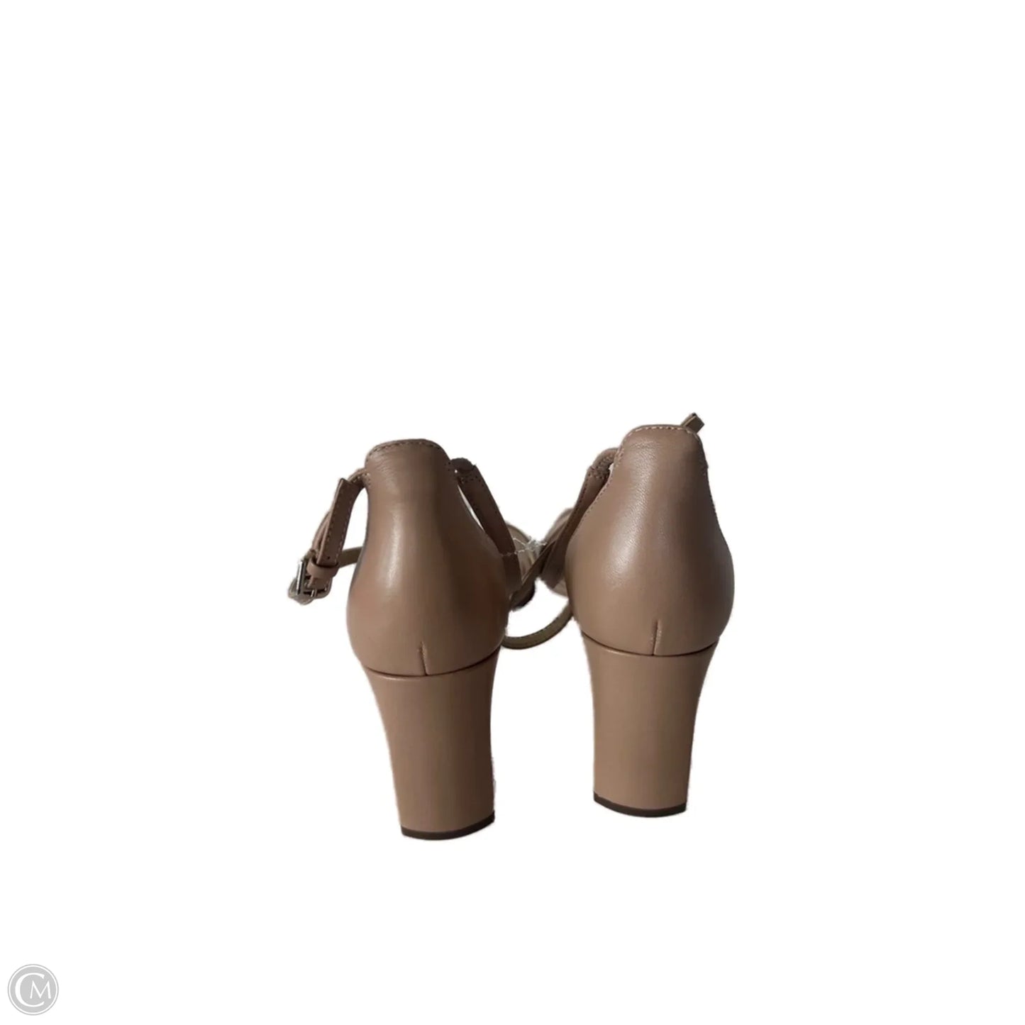 Sandals Heels Block By Naturalizer In Tan, Size: 10