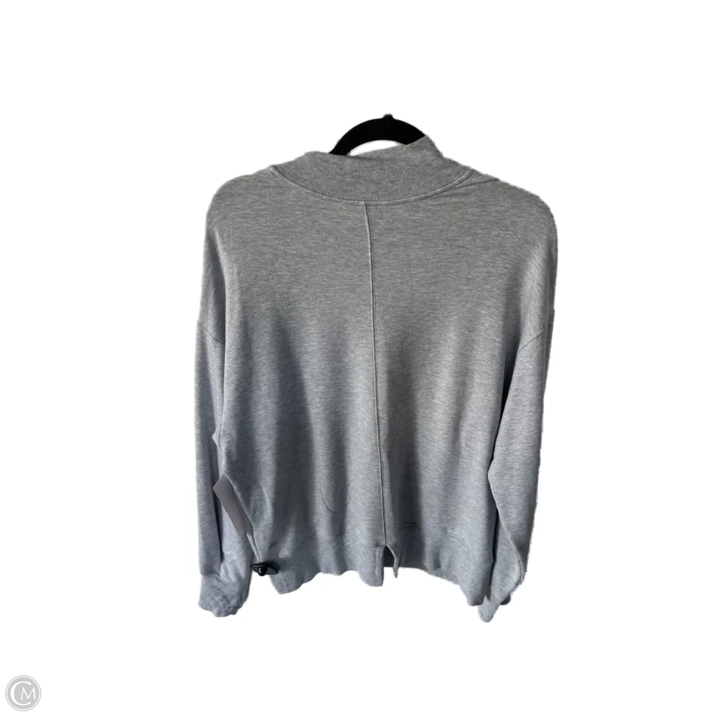Athletic Sweatshirt Crewneck By Athleta In Grey, Size: L