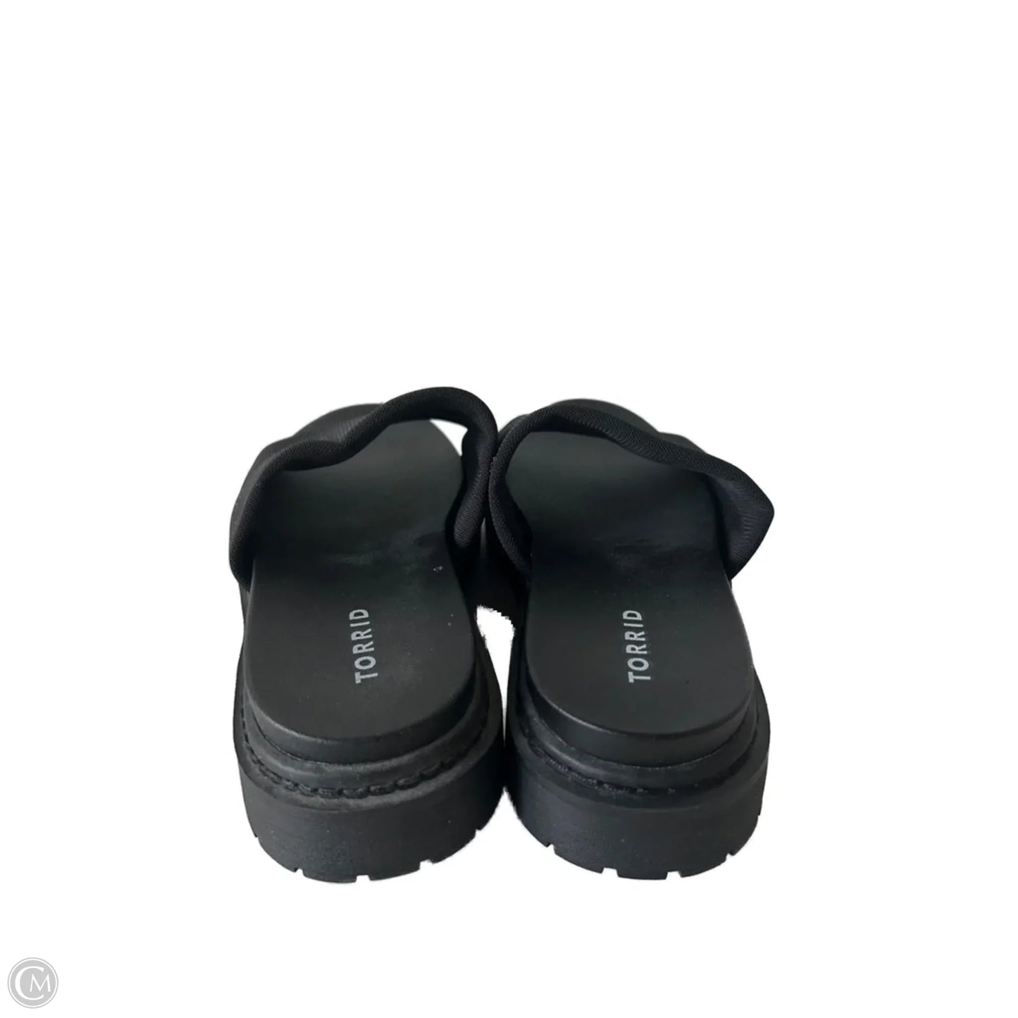 Sandals Flats By Torrid In Black, Size: 8.5