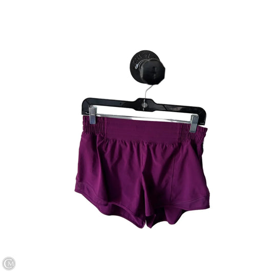 Athletic Shorts By Lululemon In Purple, Size: 8