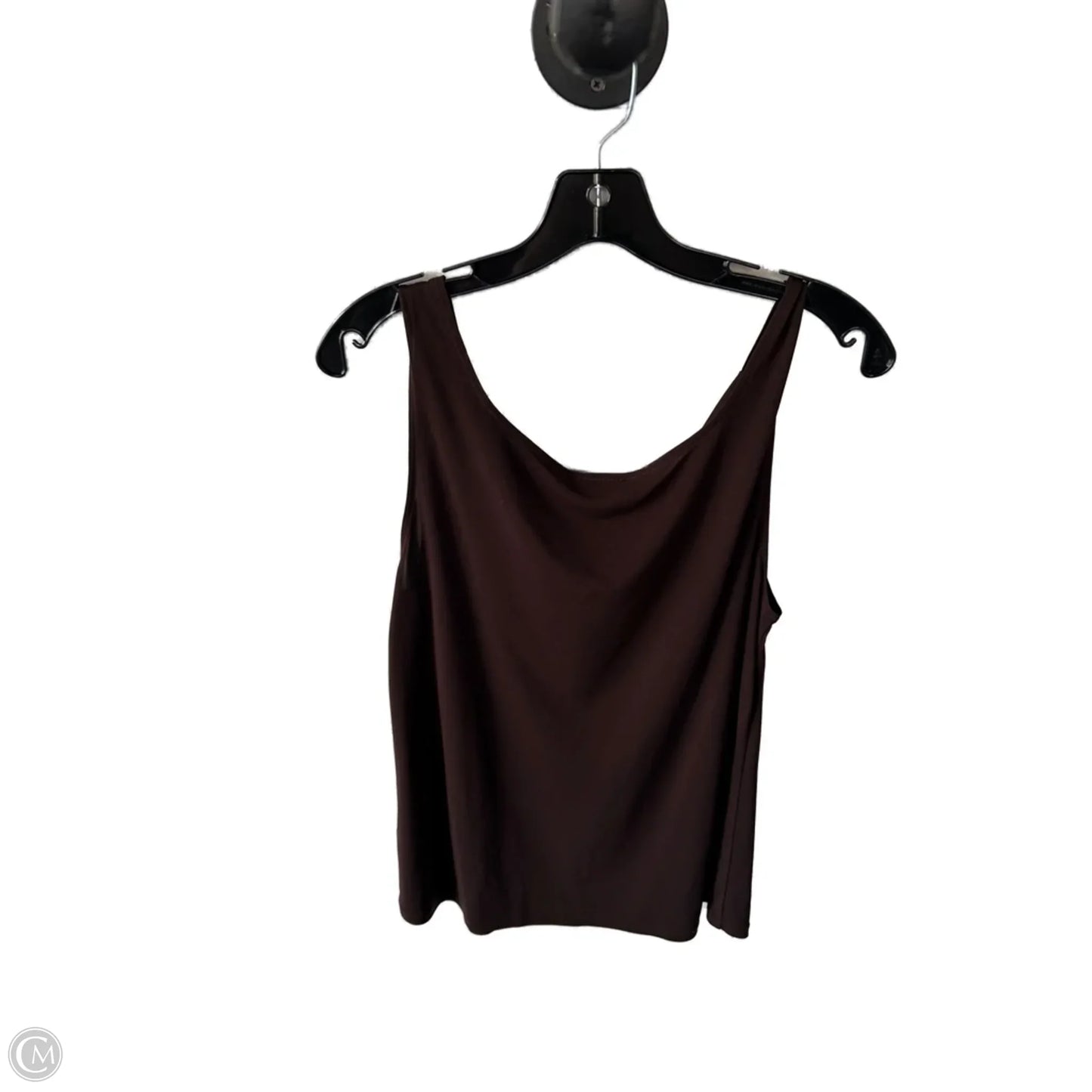 Top Sleeveless Basic By Dkny In Brown, Size: M