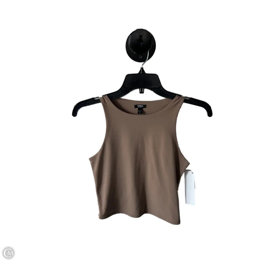 Top Sleeveless Basic By Express In Tan, Size: S
